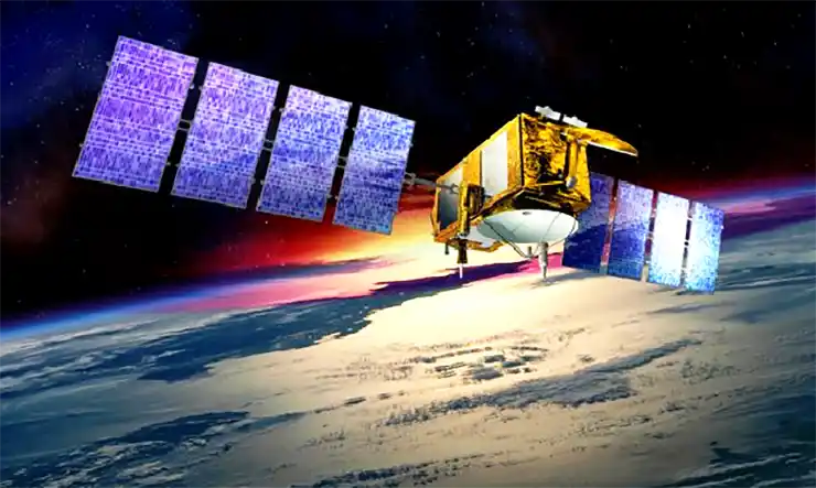 Representação artística do satélite orbital JANSON-3